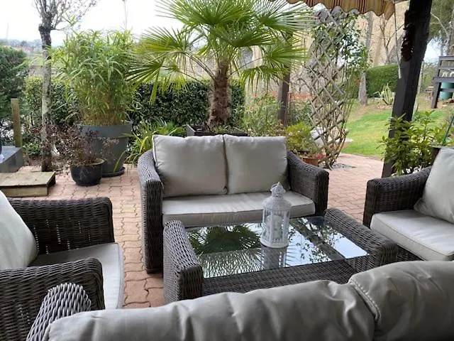 Avec Terrasse 住宿加早餐酒店 L'Isle-Jourdain (Vienne)